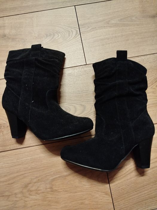 Botki czarne rozmiar 36