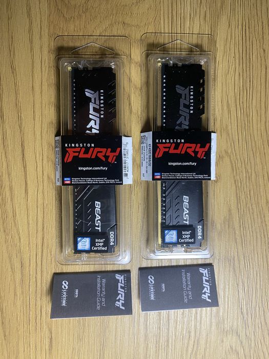 Memória RAM Kingston FURY Beast DDR4 3200 MHz 64GB 2x32GB CL16
