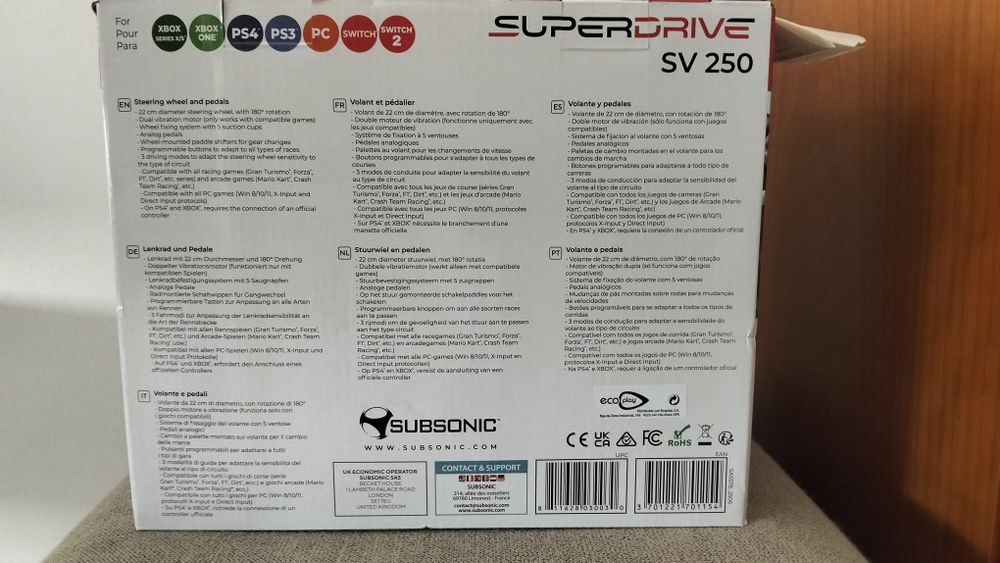Volante SuperDrive SV250 óptimo estado