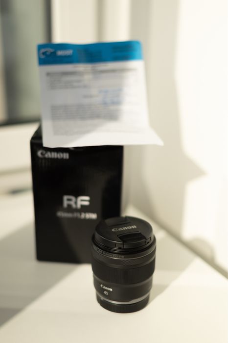 Об'єктив Canon RF 45 mm f/1.2 STM ГАРАНТІЯ 20 місяців