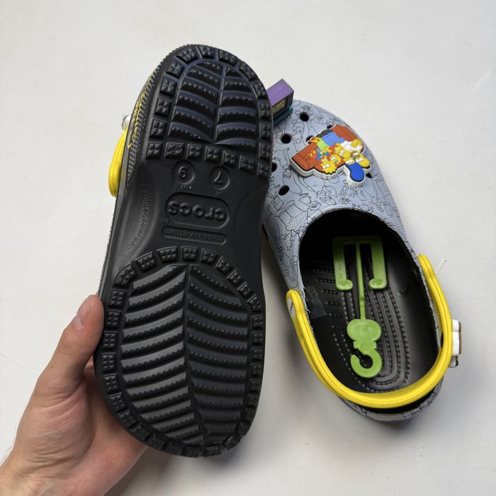 Crocs Кроксы The Simpsons Симсоны с джибитсами Jibbitz Clog/класичні клог шльопанці