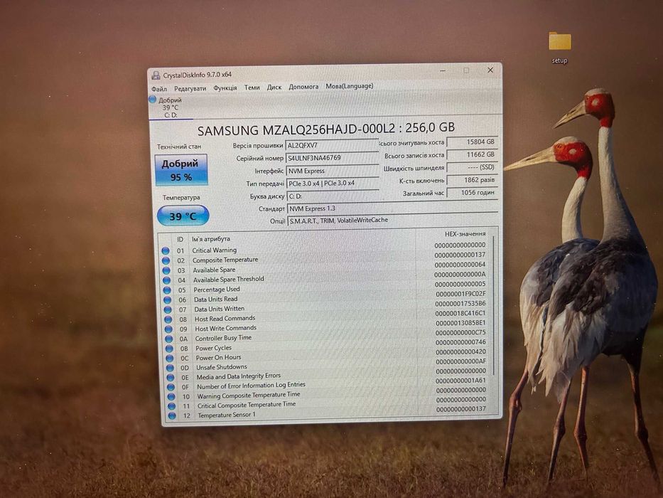 SSD Samsung 256Gb M.2 2242 NVMe