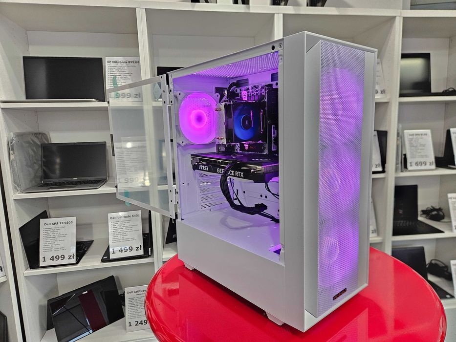 Nowy Komputer Gamingowy Intel i5-10400f 16GB 1TB RTX 5060 Faktura GWAR