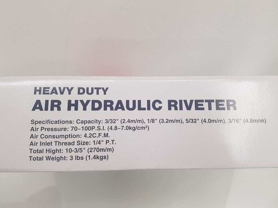 Maquina pneumática rebites