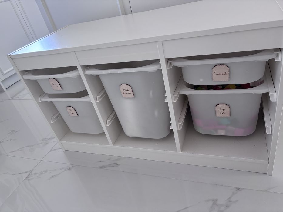 regaly ikea trofast 2 sztuki z pojemnikami