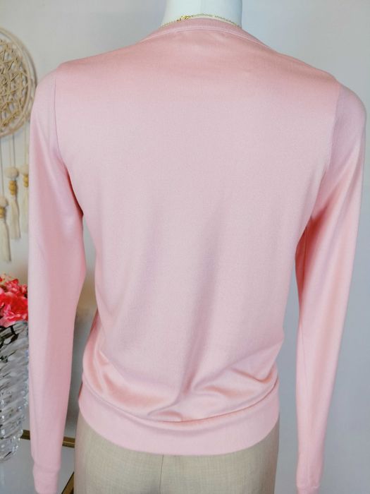 Różowy sweter kardigan w rozmiarze L 40
