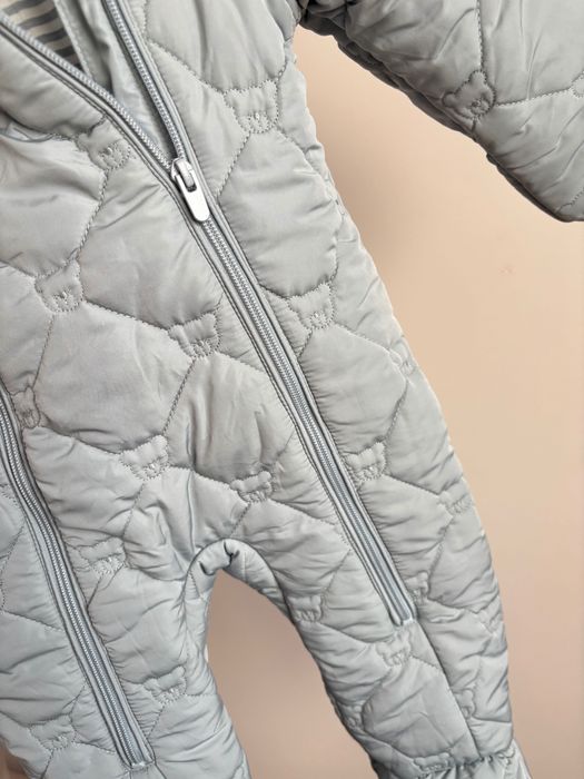 Kombinezon przejściowy pikowany turkus 9-12 next lindex h&m Zara c&a