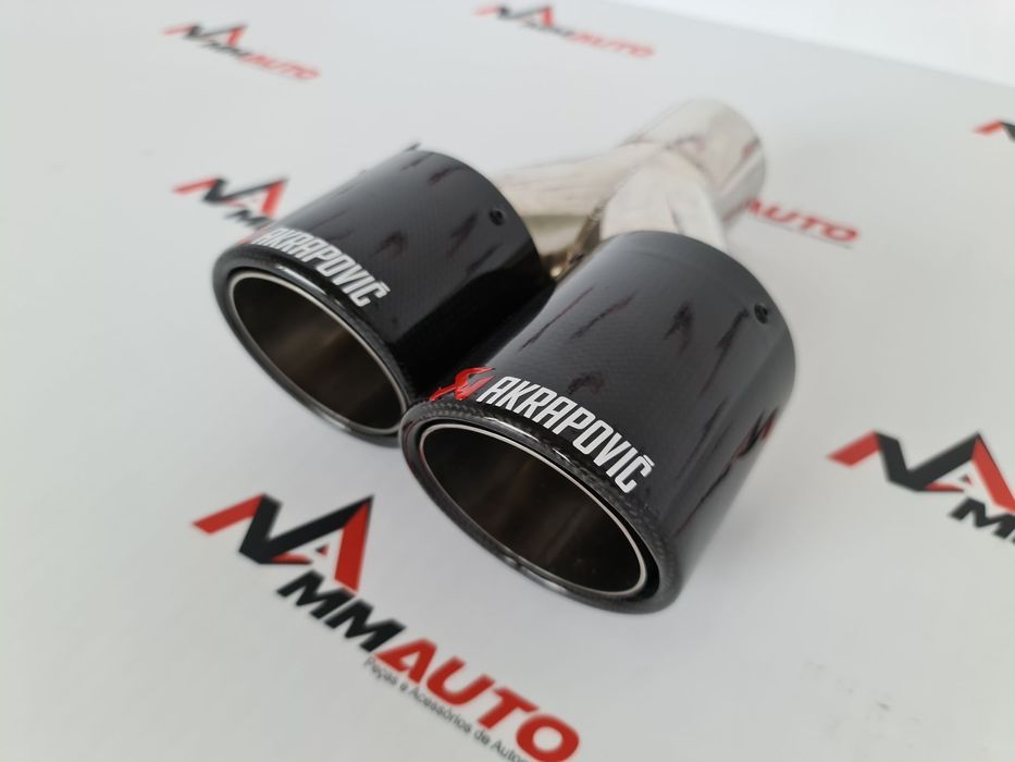 Ponteira Akrapovic Dupla S/ Recorte