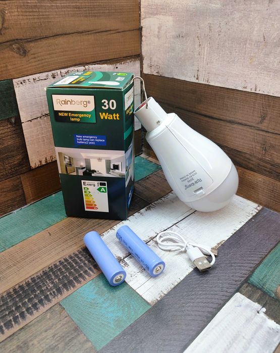 Підвісна лампа 30 w rainberg p921 від tipe C 3 режими 2 акумуляторами