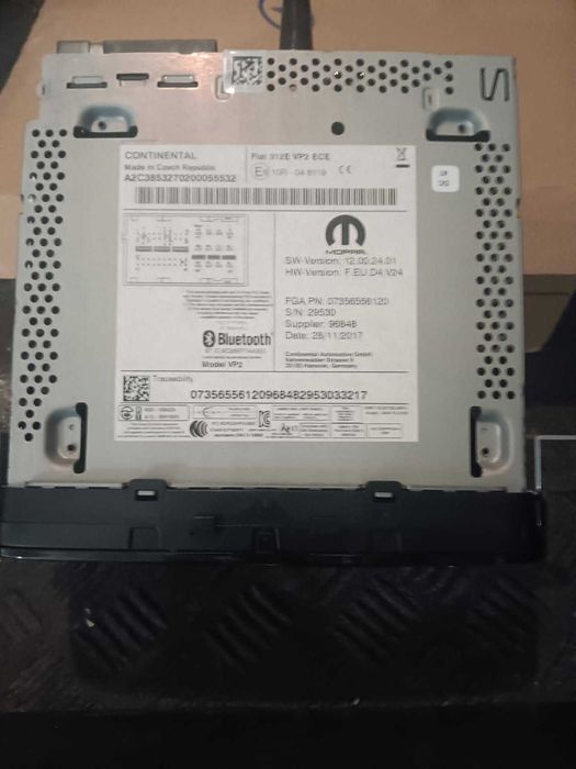 Radio samochodowe z nawigacją Fiat 500