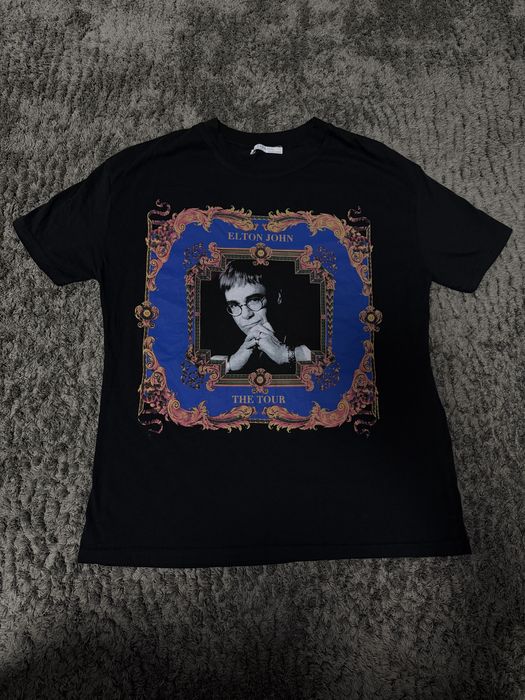Нова жіноча чорна футболка Elton John від Zara. Розмір S
