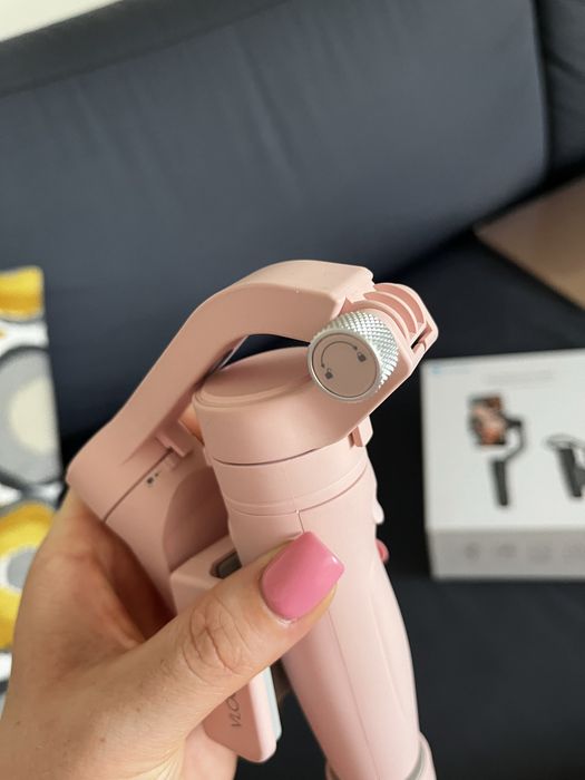 Gimbal FeiyuTech różowy pink statyw