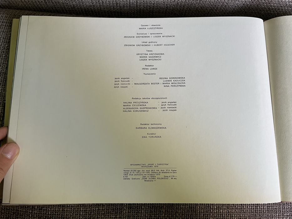 Warszawa 1945 - 1970 książka z 1970 roku