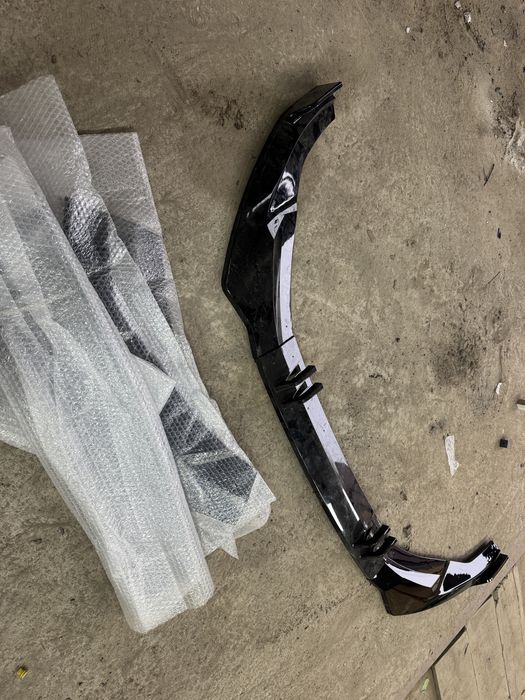 Накладка молдинг низ бампера тюнинг ауди а4 а5 s5 s4