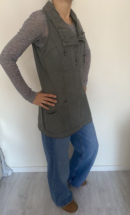 Lniana tunika len khaki cecil m/38
