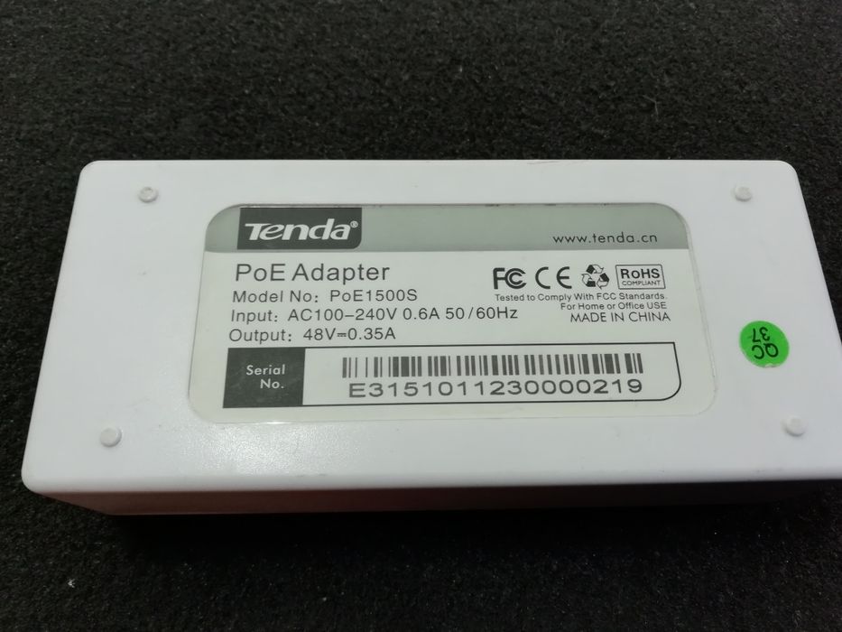 PoE адаптер Tenda POE1500S