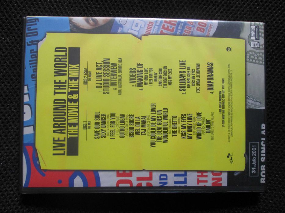 DVD Bobob Sinclar Enjoy, duplo, como novo