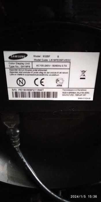 Samsung Sync Master 932BF