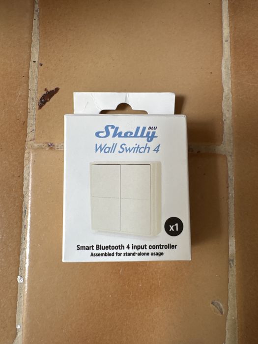 Shelly BLU Wall Switch 4 - Novo