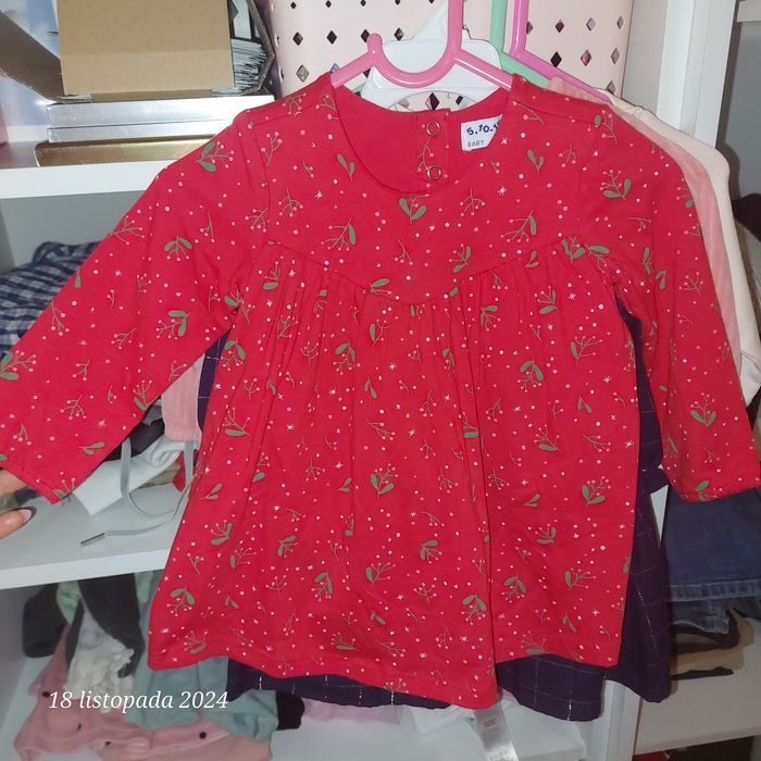 5 sukienek rozmiar 80