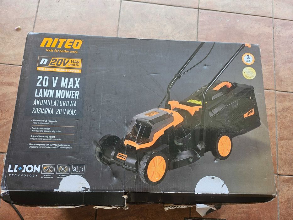 Kosiarka akumulatorowa NITEO 32cm - 25L (20V) nowa