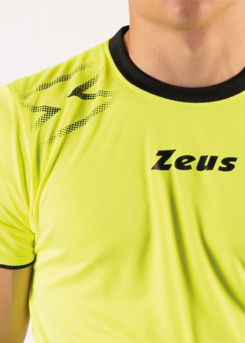 Футболка спортивна футбольна кислотна салатова Zeus