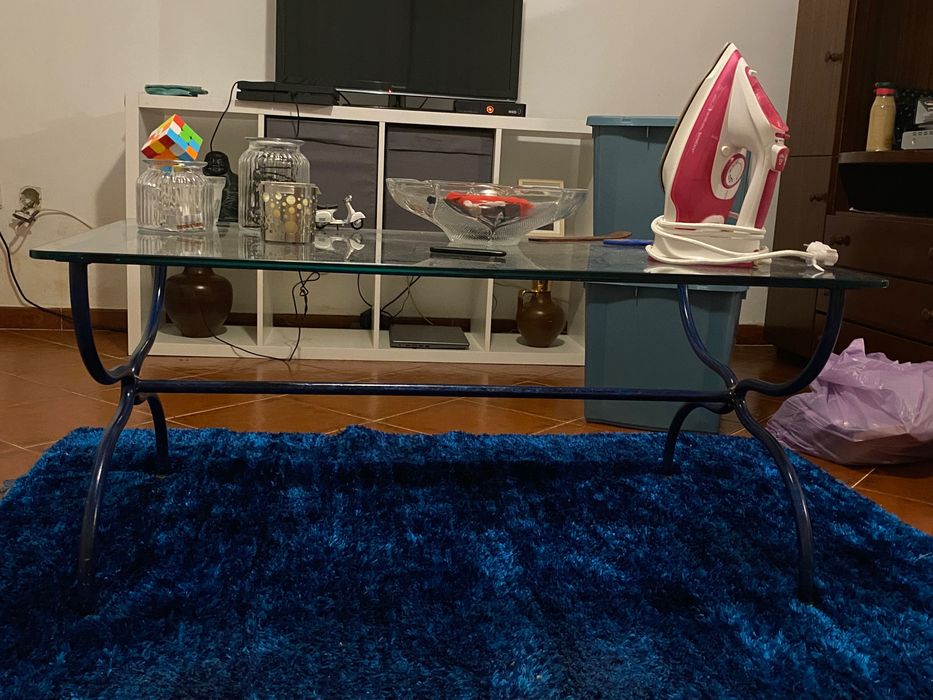 Mesa de centro de vidro64750547295618121