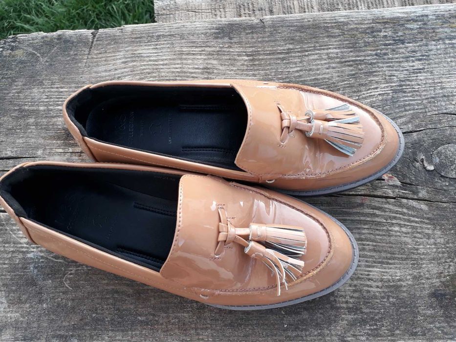 Продам кожаные лоферы M&S collection