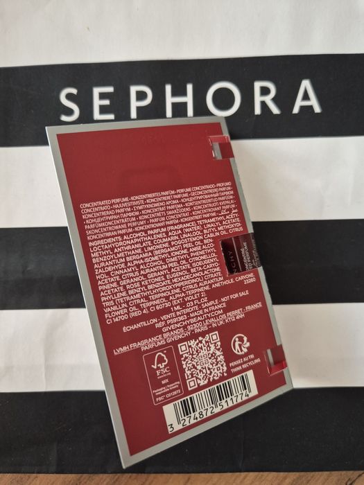Perfum! Z Sephora! Nowość 2026! GIVENCHY L'Interdit Parfum Concentre 1 ml zapach orientalny kwiatowy