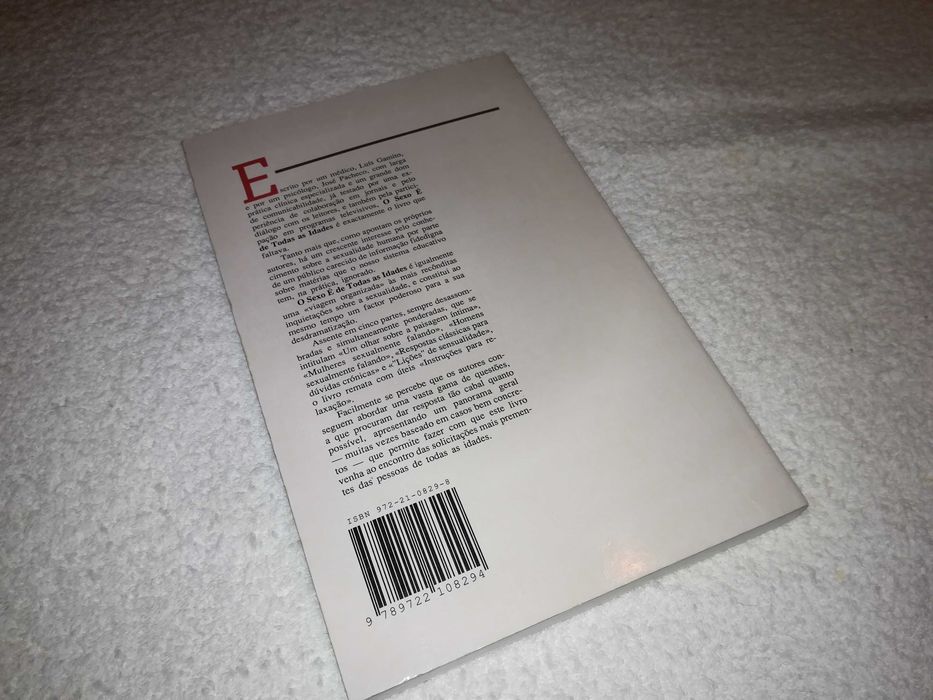 o sexo é de todas as idades (josé pacheco / luís gamito) 1993 livro