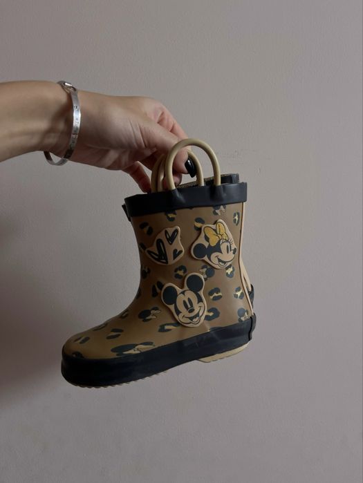 Гумові чобітки гумачки дитячі мікі 25 розмір  устілка -16 см