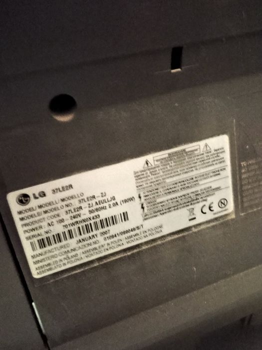 Telewizor TV LG 37 cali