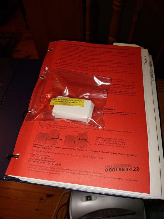 Teczka pracy logopedy i materiały multimediane na pendraivie