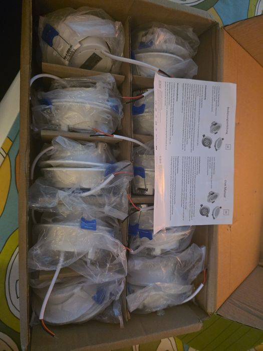Projetores de  LED  de Embutir (Direcionáveis)  Novos