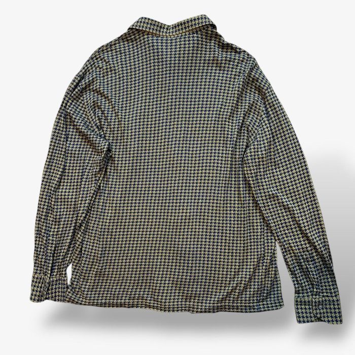 Koszula vintage Avon Celli z kaszmiru i jedwabiu w pepitkę