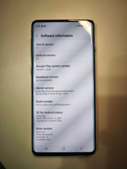 Samsung S10 Snapdragon (G973U) Novo