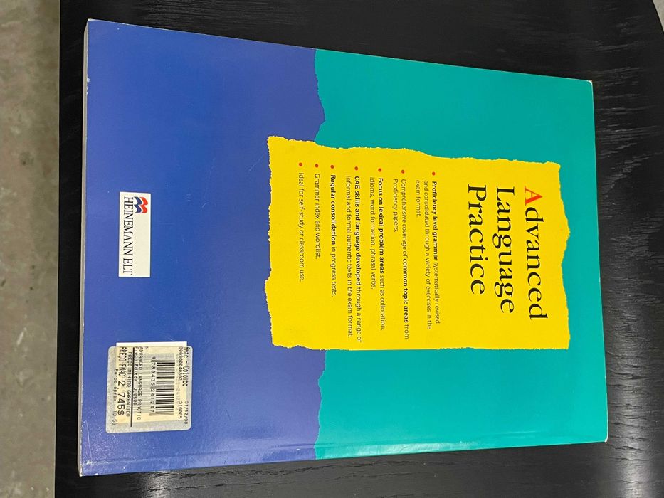 Livro Advanced Language Practice