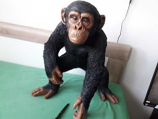 Figurka Szympansa Dekoracja Ozdoba Ogród