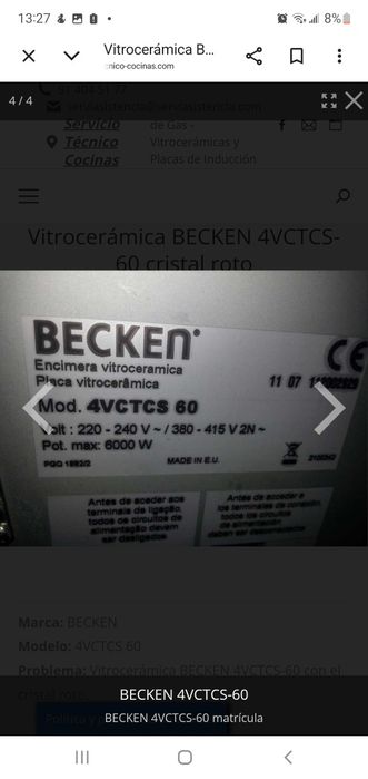 Placa vitroceramica