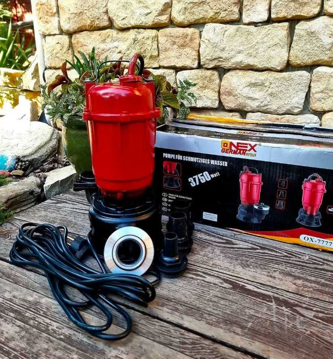 Promocja 209  zł    Pompa do szamba i brudnej wody ONEX  3750 W