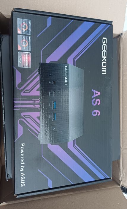 Ryzen 9 DDR5 32 Gb SSD M.2 1 Tb Geekom AS6 mini PC Radeon AMD пк нетто