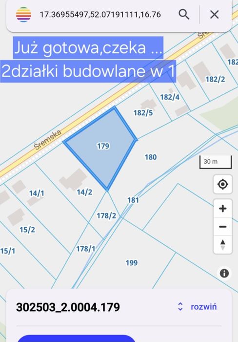 Sprzedam działki budowlane