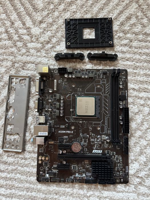 ★中古/RYZEN5 1500X+A320M PRO-E セット msi a320m a pro - купити комплектуючі для ПК - Ціна на OLX.ua