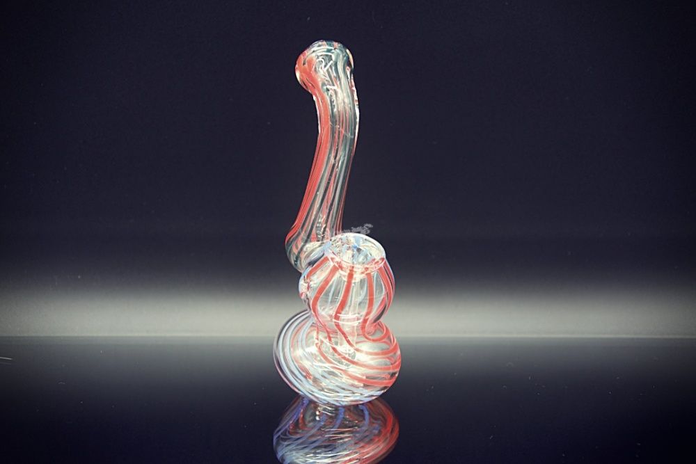 Mary Jane | Fajka wodna, Szklany mini Bubbler | 15 cm