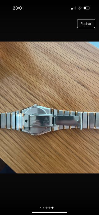 Omega Constellation steel / gold quartz