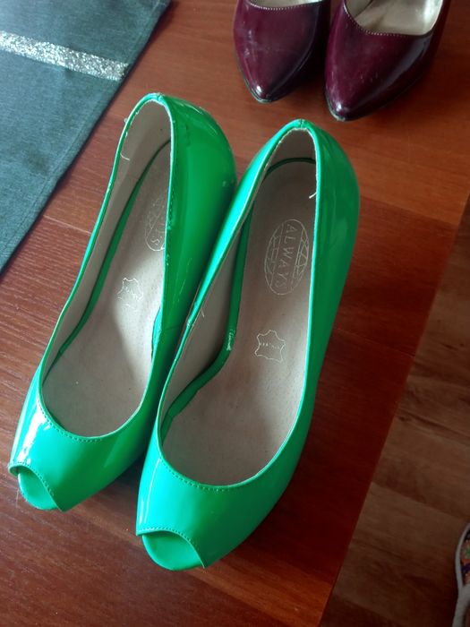 Czulenka 36 szpilka wsuwane mietowe