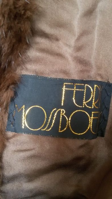 Futro z norek jasny brąz