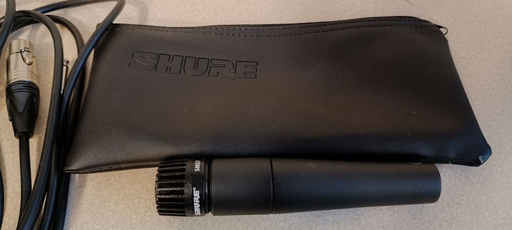 Mikrofon Shure SM 57 + pokrowiec i kabel