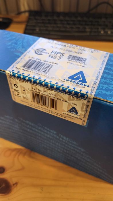 Apricorn Aegis Padlock Fortress 500GB FIPS