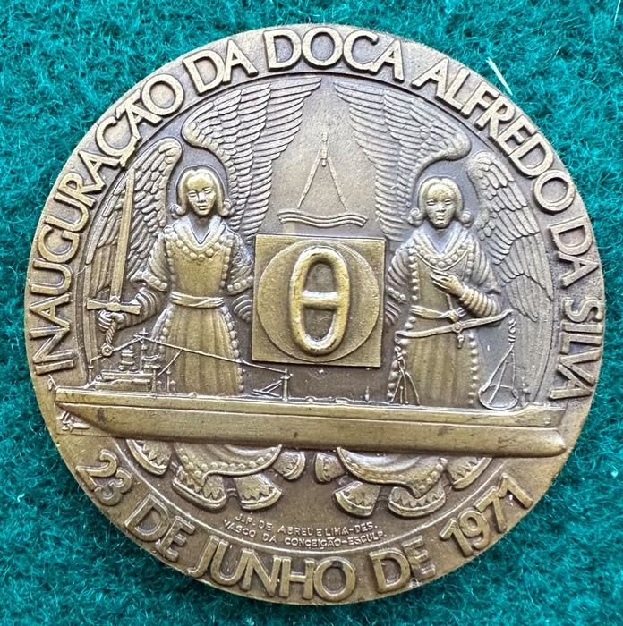 Medalha doca Alfredo Silva 1971